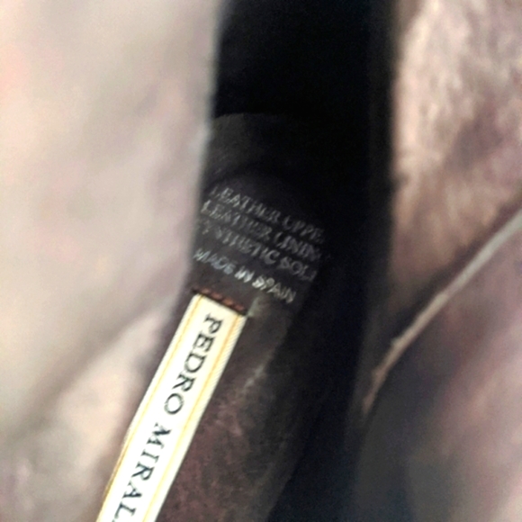 Get 50% off- PEDRO MIRALLES Size 9 Medium Vintage heeled Ankle Boots - Picture 16 of 16